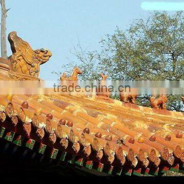 temple glazed roof tile Chinese antique style building