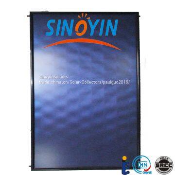 High efficiency solar thermal collector of 2.15sqm,black frame,selective coating