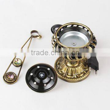 Wholesale Brozen Colors Arabic Electric Incense Burner With Handle Bar