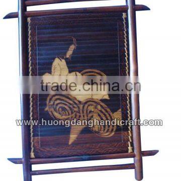 Newest design bamboo painting Vietnam