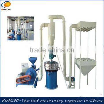 plastic pulverizer machine with water cooling system