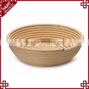 Round Shape Nature Rattan Cane Banneton Bread Basket photo-4