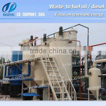 Customize Waste Motor Engine Crude Oil Refinery Machine To Diesel