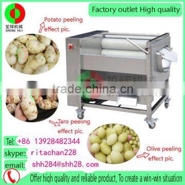 fruit and vegetable brush washing machine ,potato and ginger peeling machine, wave and straight brush