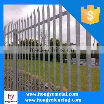 Factory Price& High Quality Galvanized And PVC Coated Steel Palisade Fence/Palisade Fence