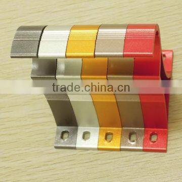 Powder Coated Colored Aluminium Curtain Rod Bracket photo-6