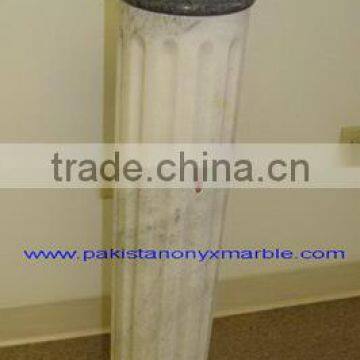 FINE QUALITY ZIARAT WHITE MARBLE PEDESTALS photo-6