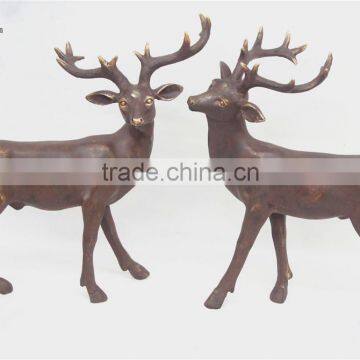 Hot selling resin deer animal statue