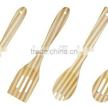 Eco-friendly Long Handle Bamboo Rice Kitchen Spoon photo-2