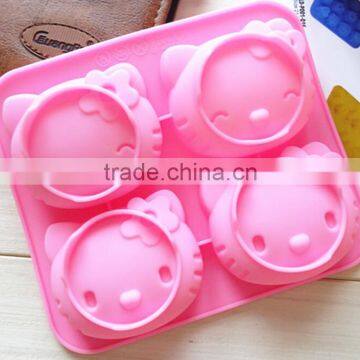 Silicone Kitty Cat Cake Mold photo-4