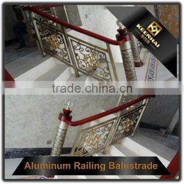 Indoor Decorative Aluminum Stairs Railing