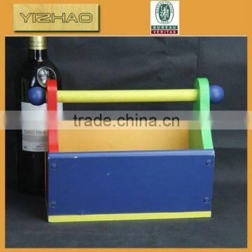 Custom wooden 2 tiers wine rack,,cheap wine box