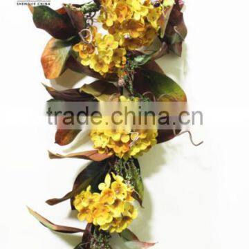 Artificail Yellow Long Stem Flowers Artificial Hydrangea Flower photo-4