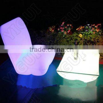 remote control color changing led outdoor sofa seat