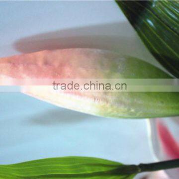 Home Garden Creepers Decoration 110cm Height Artificial Red 2 Flowers 2 Bud Lily Making EBHH04 2211 photo-3