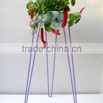 China Supplier Home Indoor Colorful Metal Type Customized Iron Flower Pot Stand photo-4