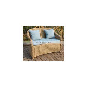 outdoor rattan single chair with cushion