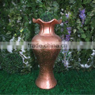 Home and Garden Fiberglass Flower Antique Vase / Bronze Color Vase photo-2