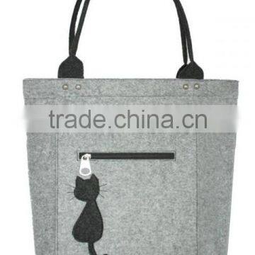 Wholesale Hot Selling Fashional Design Custom Logo Eco Non Woven Lady Tote Bag Handbags Shopping Bags China Suppliers photo-2
