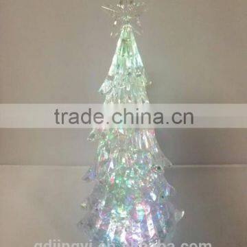 14.8inch New Acrylic Product Transparent LED Lighted Christmas Tree for Christmas Decoration photo-4