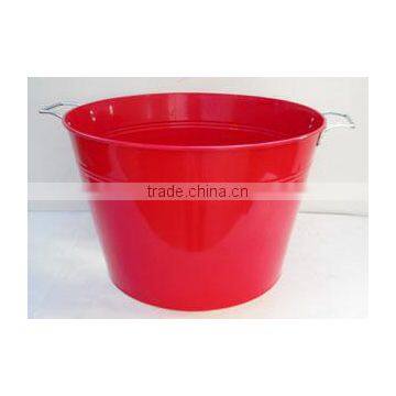 Large Galvanized Steel Round Bucket photo-3
