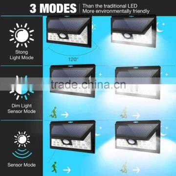 44 LED Solar Security Light With 5 LEDs Both Side, 120 Degree Wide Angle Motion , Outdoor Waterproof Led Street Light photo-4
