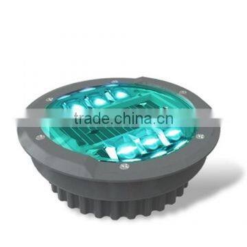 Solar Powered (Charging) LED Cat Eye (Road Stud / Pavement Marker) MS-127(Burial Type Aluminum Alloy Waterproof IP68)