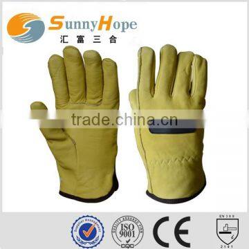 Sunnyhope leather fashion driving gloves working gloves