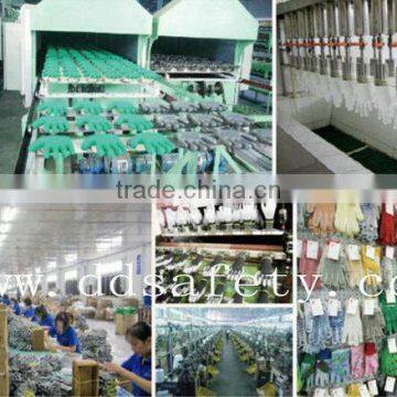 Latex Household Gray Gloves With Flower Back photo-5