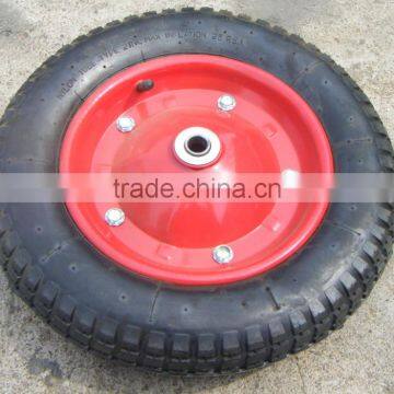 Air Wheel 14x4 Tool Cart Ues Wheels Rubber Wheel 4.00-8 With Steel Rim photo-6