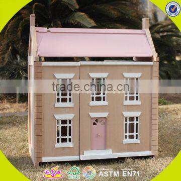 2017 High Quality Children Wooden Victorian Dolls House W06A236 photo-2