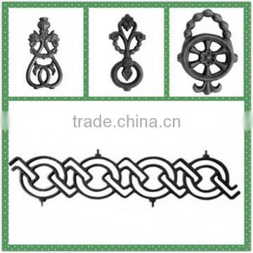 metal fence decoration