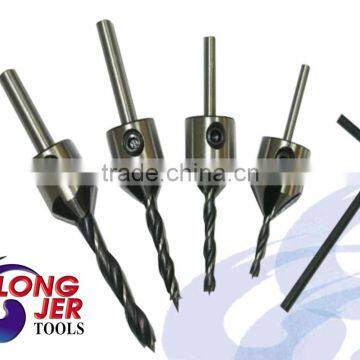 HSS Countersink Drill Bit Set with hexkey for Woodworking Tools