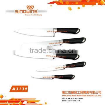 A3139 Super Quality 5pcs Stainless Steel Knife Set With ABS Handle photo-2
