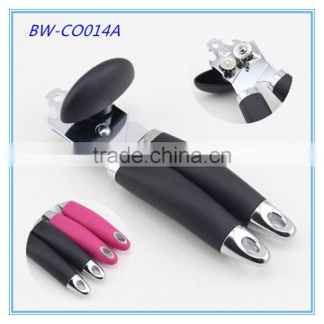 High Quality Multi Stainless Steel Can Opener with Black Handle