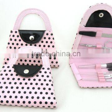 PVC case Manicure makeup brush tool set