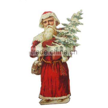 Santa design decoration best gift wood christmas tree ornaments