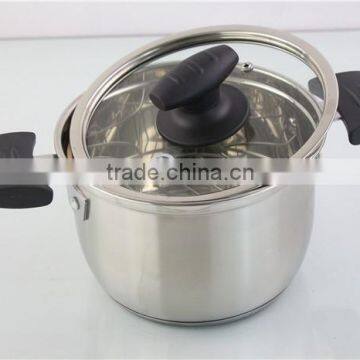 Hot Selling Tall Metal Stainless Steel Soup Pan Sause Pot photo-3
