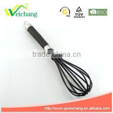 WCKT605A Premium Nylon Utensils Egg Whisk Cooking Utensil Gadgets Set With TPR Handle (Multi-color) photo-3