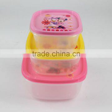 Plastic Mini 3pcs Lunch Box Set photo-2
