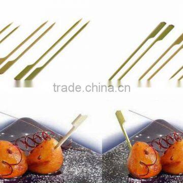 Disposable BBQ bamboo skewers with custom logo