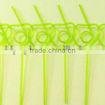 hard plastic crazy drinking straws