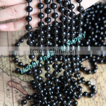 Building Decoration 8mm Black Metal Ball Chain