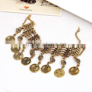 Origianl Hand Made Miao Bracelet With Coins Dangles photo-3
