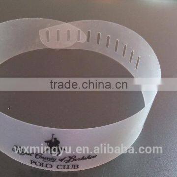 Fashion Frosted PVC Collar Support,Plastic shirt Collar Bands with Customized size and logo