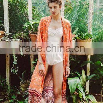 Summer Casual Kimono, Maxi Kimono, Summer Kimono For Summer