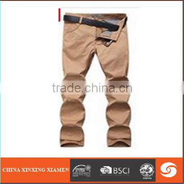 pure cotton men's cargo pants with many pockets