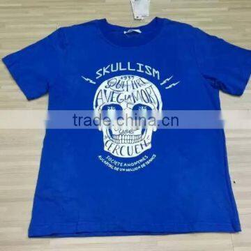 Garments Stocklot Cheap Price Comfortable Boy's Short Sleeve T-shirts Stock Clearance Sale photo-5