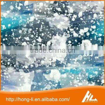 High quality cheap snowflake printed patterned nylon fabric per meter