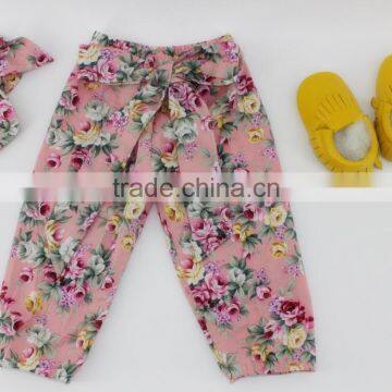 Hot Sale Kids Clothing Baby Sew Sassy Ruffle Pant Wholesale Baby Girls Icing Pants Children Harem Polka Dot Legging photo-3